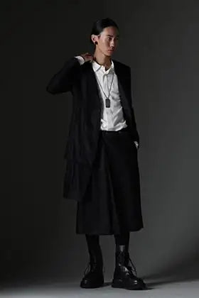 JULIUS 2023-24 Autumn/Winter Wool/Nylon Serge Material Suit Style