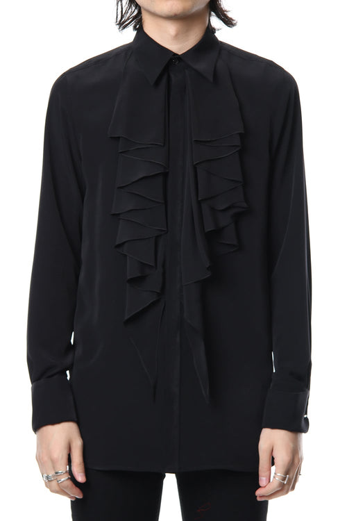 Lambert Crepe De Chine Frill Shirt - GalaabenD