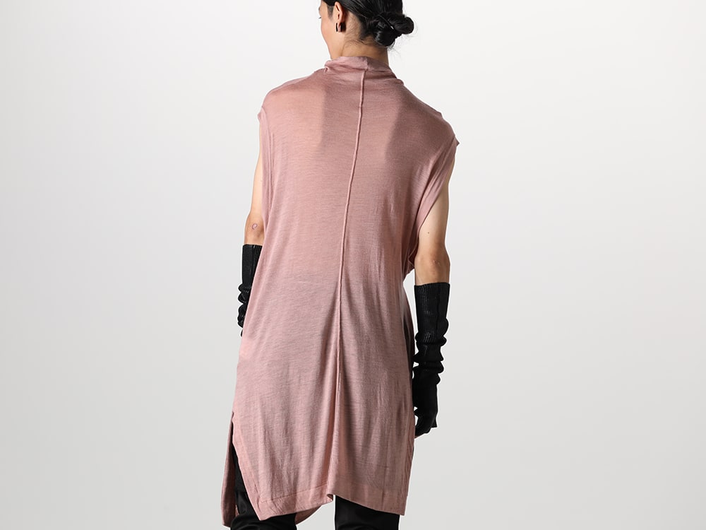 JULIUS 2023-24AW - Restocked items from the JULIUS 2023-24AW Collection have arrived! - 837CUM5-Pink(Venus Sleeveless Cutsewn Pink) 837ACU4-C(Coated Knit Long Gloves Black) - 3-004