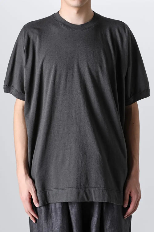 BASIC TEE Cotton Hemp Jersey BLACK - O PROJECT