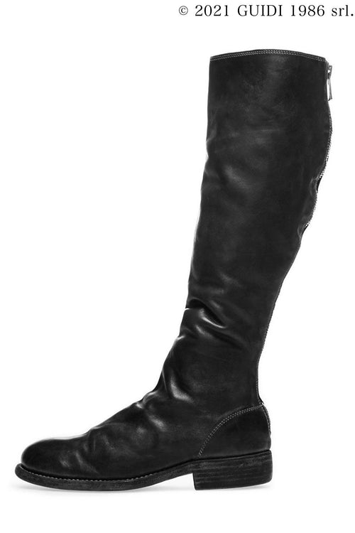 9010 - Back Zip Knee-High Boots - Guidi