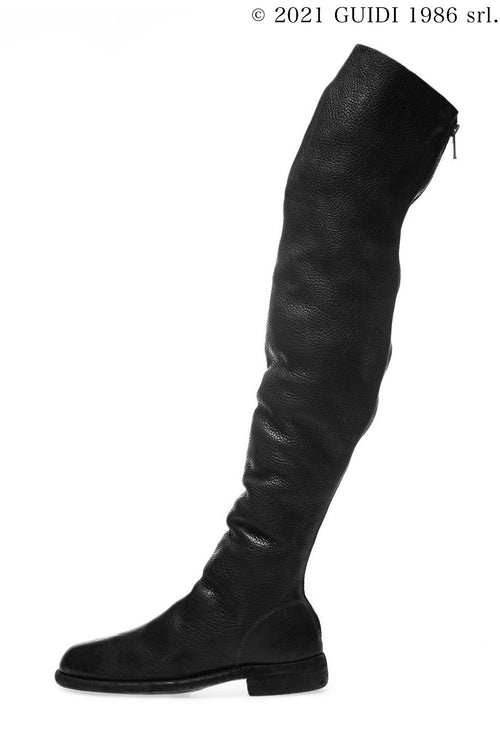 9012 -Back Zip Over-The-Knee Boots - Guidi