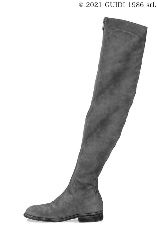 9012FZ - Front Zip Over-The-Knee Boots - Guidi