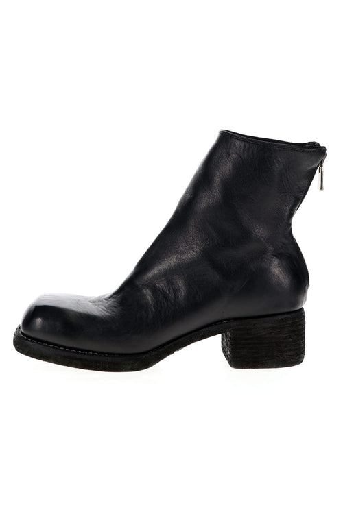 9086 Back Zip Boots - Horse Full Grain Sole Leather - Guidi