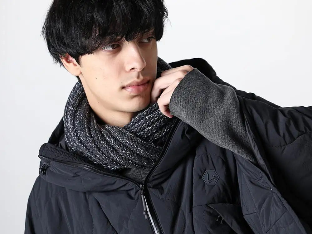 RIPVANWINKLE23-24AW - RB-546-Mix Black - Snood Mix Black 4-002