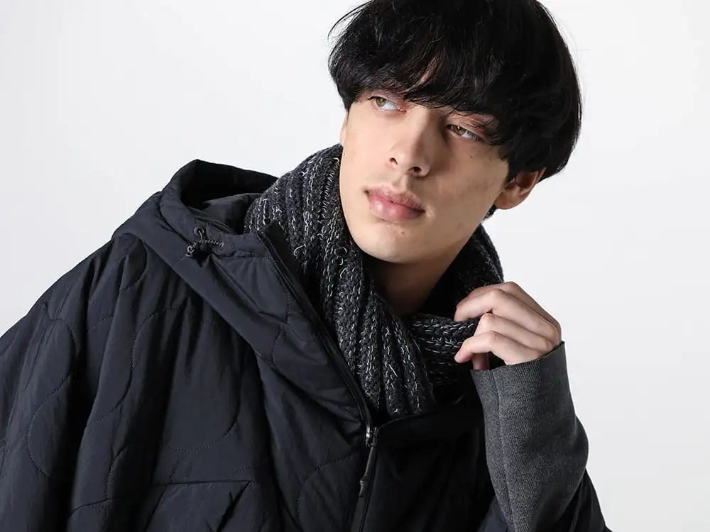 RIPVANWINKLE23-24AW - RB-546-Mix Black - Snood Mix Black 4-003