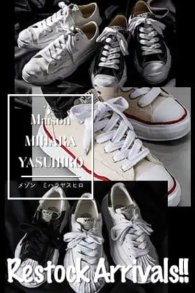 [Arrival Information] Popular original sole sneakers from Maison MIHARAYASUHIRO are back in stock!