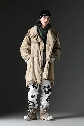 FASCINATE_THE R 2023-24AW Brand Mix Down Coat Styling