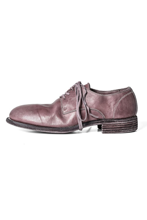 Classic Derby Shoes Laced Up Single Sole - Horse Full Grain - 992X - Guidi