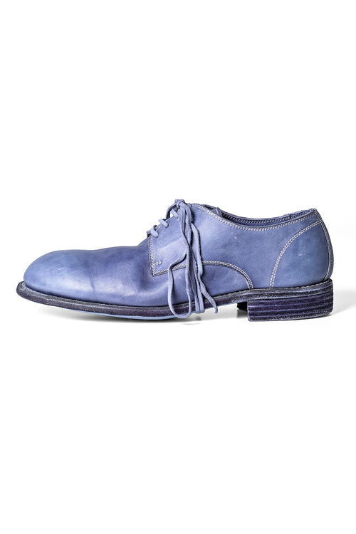 Classic Derby Shoes Laced Up Single Sole - Horse Full Grain - 992X CO99T - Guidi