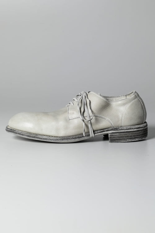 Classic Derby Shoes Laced Up Single Sole - Horse Full Grain - 992X - Guidi