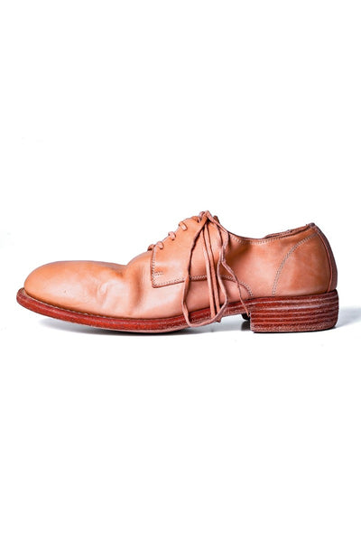 Classic Derby Shoes Laced Up Single Sole - Horse Full Grain - 992X  CO97T - Guidi