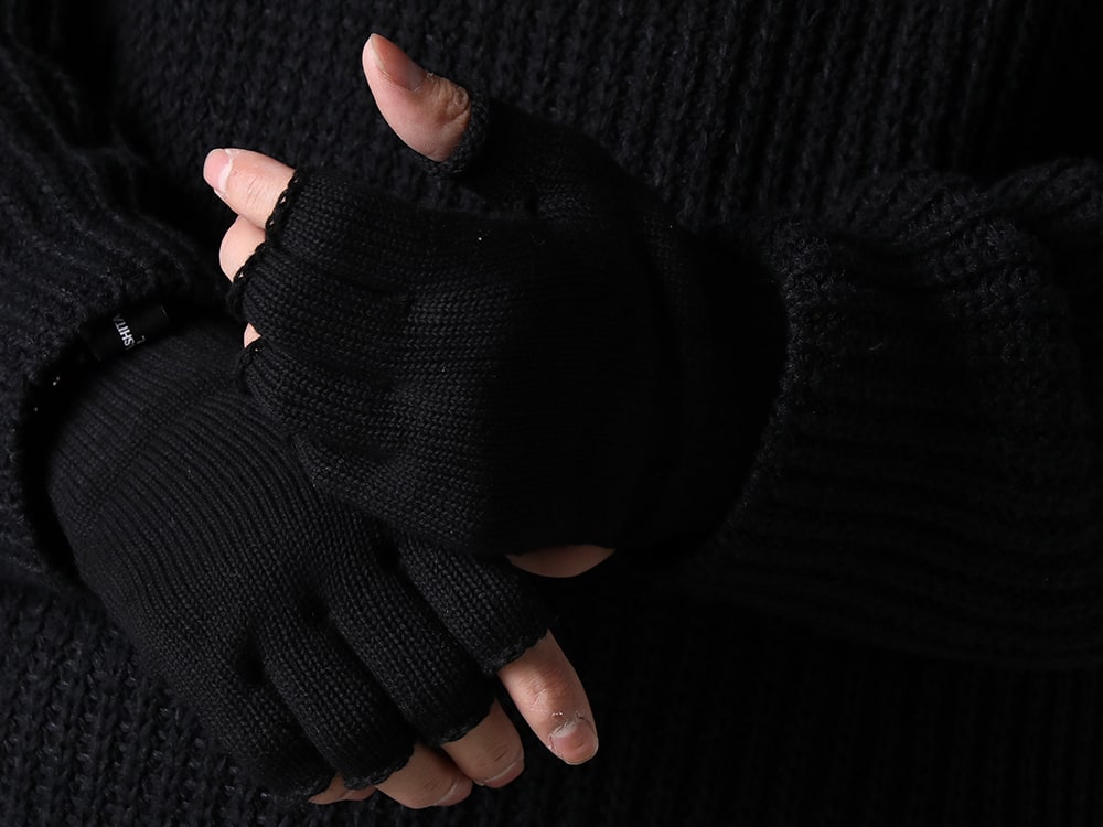 TAKAHIROMIYASHITATheSoloist. 23-24AW - sa.0084AW23-Black(fingerless gloves Black) - 4-003