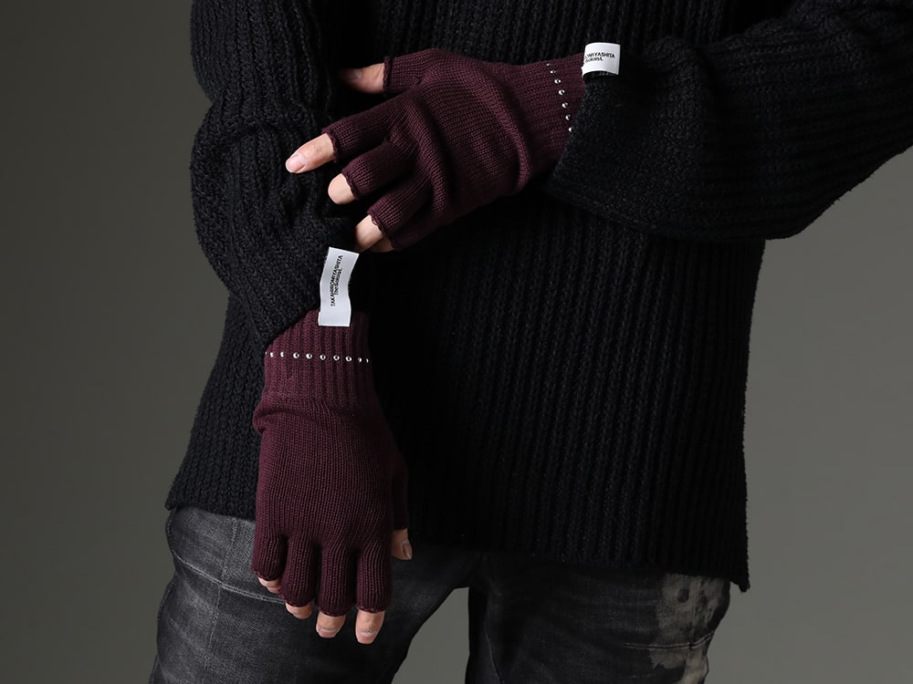 TAKAHIROMIYASHITATheSoloist. 23-24AW - sa.0084AW23-Bordeaux(fingerless gloves Bordeaux) - 4-005