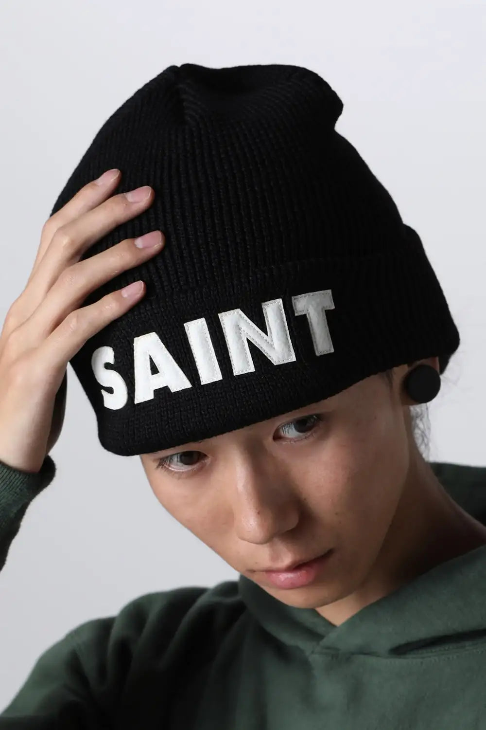 SM-A23-0000-050 | SAINT ニットキャップ ブラック | SAINT Mxxxxxx ...