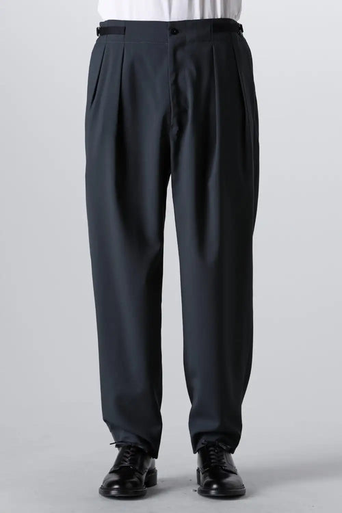 Two Tucks Tapered Trousers - IRENISA