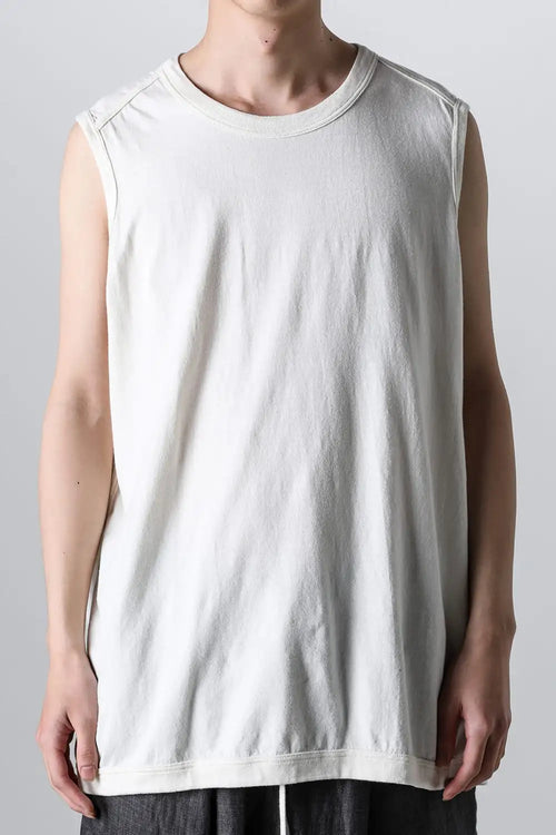 SLEEVELESS TEE Cotton Hemp Jersey KINARI - O PROJECT