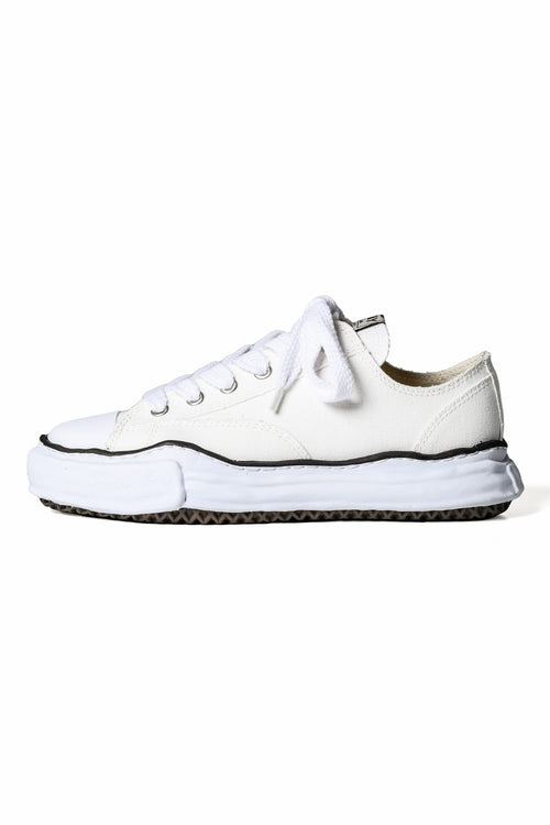 PETERSON Canvas Low Cut Sneaker White - MIHARAYASUHIRO