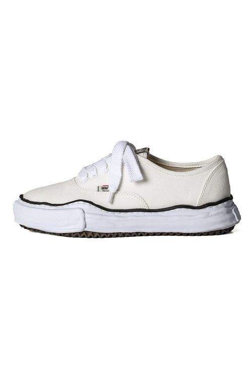 BAKER Original sole canvas Low cut sneaker White - MIHARAYASUHIRO