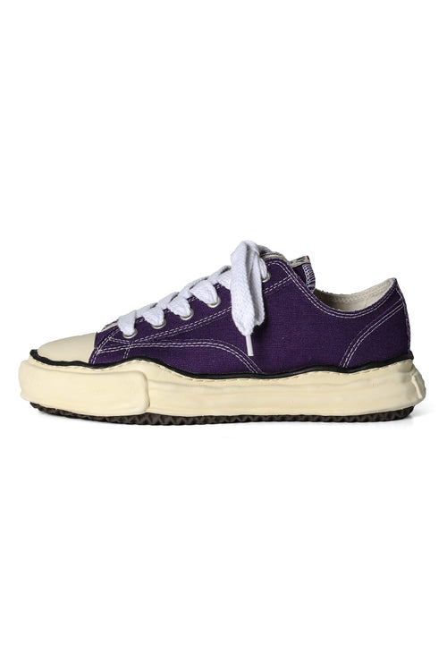 PETERSON canvas Low-cut sneakers  Vintage like sole Purple - MIHARAYASUHIRO