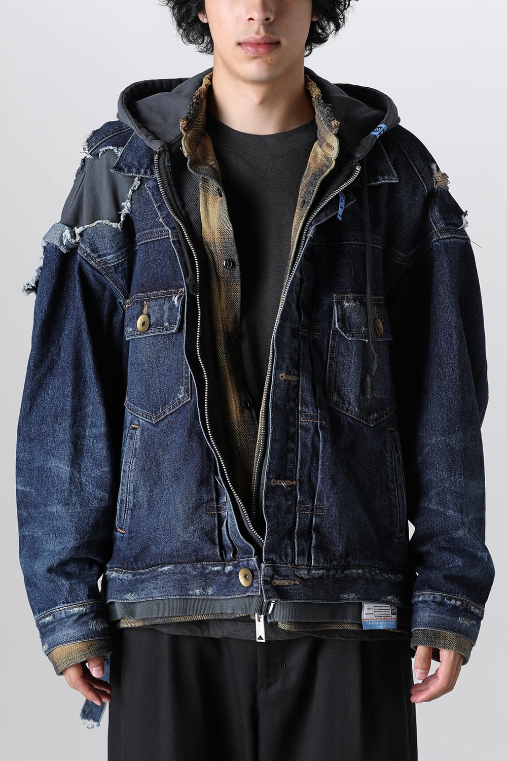 Mix Layered Denim Jacket