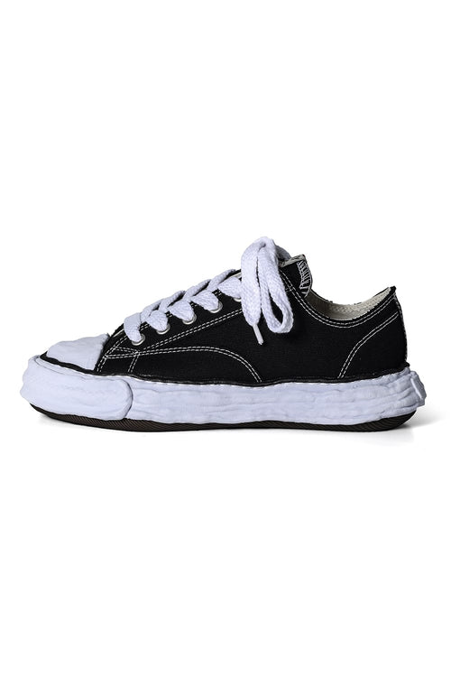 PETERSON 23 Canvas Low Cut Sneakers Black - MIHARAYASUHIRO