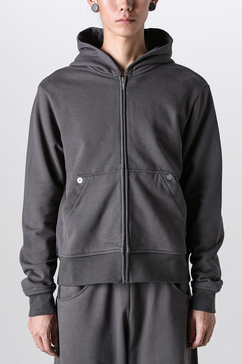 Full Zipped Hoodie Cotton Jersey - Omar Afridi