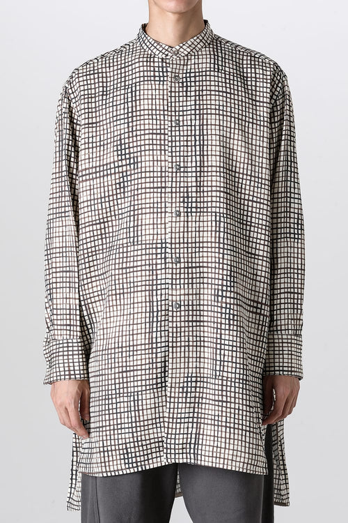 Omar Shirt Printed Check - Omar Afridi