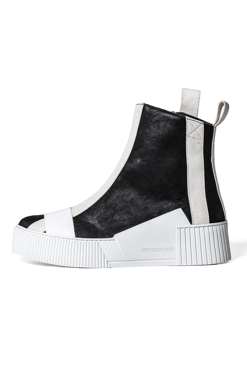 BAMBA3.3 LEATHER / BLACK  - Side Zip - BORIS BIDJAN SABERI