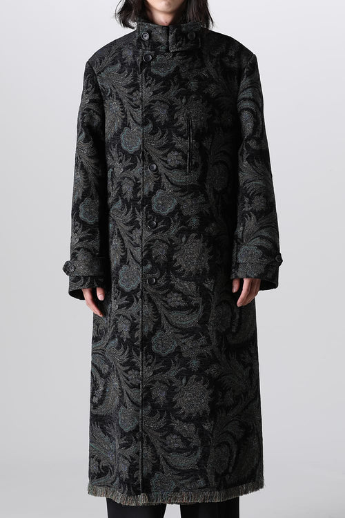 Gobelins Stand Collar Coat - Yohji Yamamoto