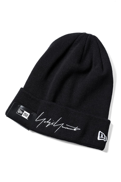 New Era × Yohji Yamamoto YY LOGO Knit Cap - Yohji Yamamoto