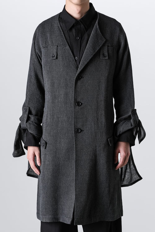 Front Asymmetry Jacket - Yohji Yamamoto