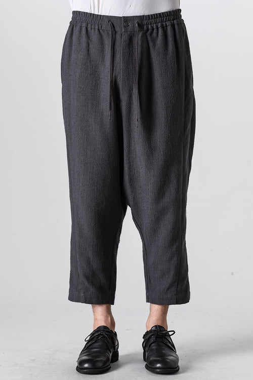 Drop crotch pants silk / linen - DEVOA
