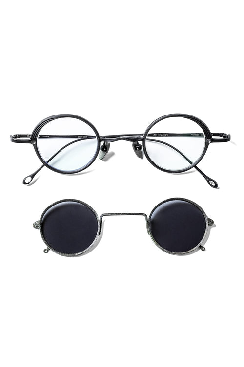 ZIGGY CHEN x RIGARDS Collaboration RG1008ZC / VINTAGE BLACK x JADE (CLIP) DARK GRAY (LENS) - RIGARDS