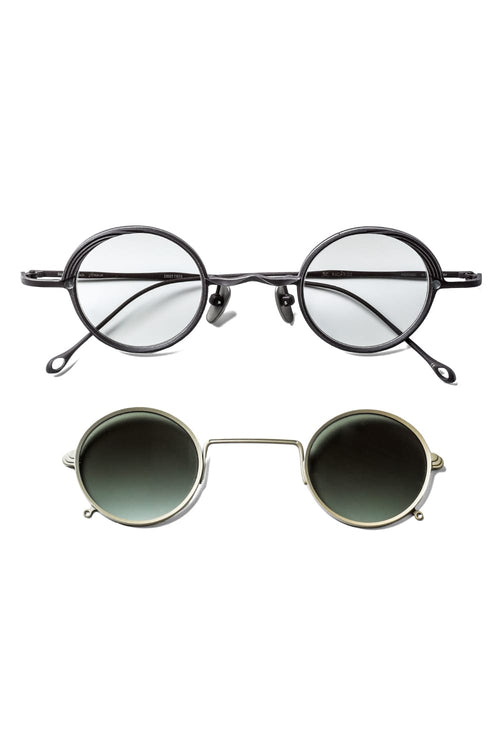 ZIGGY CHEN x RIGARDS Collaboration RG1008ZC / VINTAGE BRONZE x ANTIQUE GOLD (CLIP) GREEN GRADIENT LENS - RIGARDS