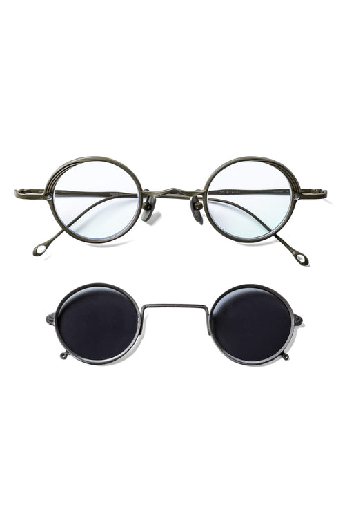 ZIGGY CHEN x RIGARDS Collaboration RG1008ZC / VINTAGE OLIVE x BRONZE (CLIP) DARK GRAY LENS - RIGARDS