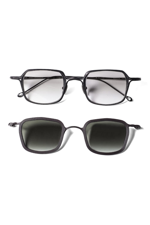 RIGARDS collaboration sunglasses - RG2004TVA Vintage Black / Dark Brown / Dark Gray - The Viridi-anne