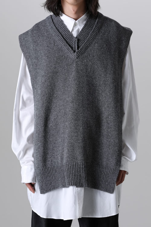 Stole Medium Grey Melange - Maison Margiela