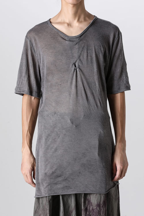 Hand Dyed Short Sleeves T-Shirt - CHIAHUNG SU