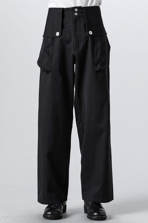 Flap Trousers Pure Dyed Cotton - Omar Afridi