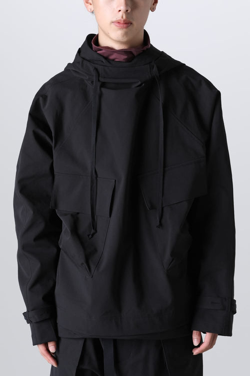 Water Repellency Anorak Black - The Viridi-anne