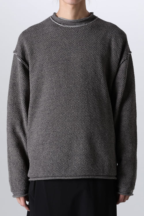 7G Pullover Sweater Gray - The Viridi-anne