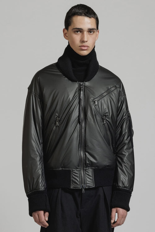 AQUA DIMA Padded Bomber Jacket - The Viridi-anne