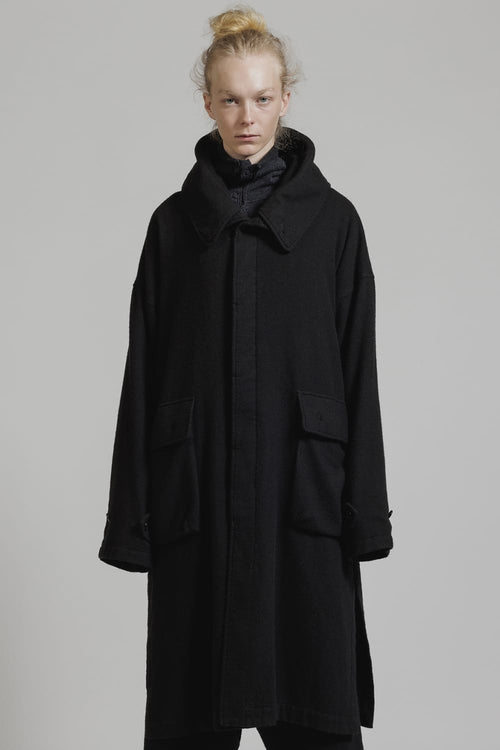 Wool Fulling Product Dyed Coat - The Viridi-anne