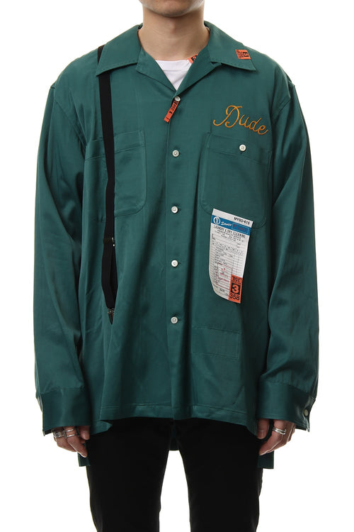 ROCKABILY SHIRT Green - MIHARAYASUHIRO