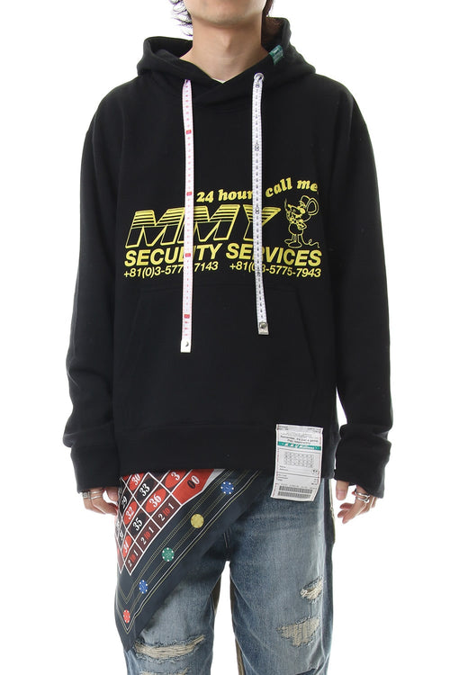 Scarf hoodie Black - MIHARAYASUHIRO