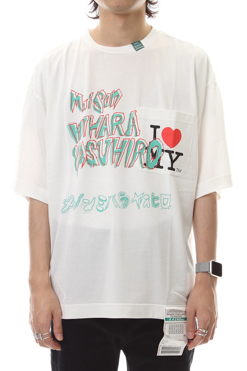 Maison MIHARAYASUHIRO Printed T-shirt White - MIHARAYASUHIRO