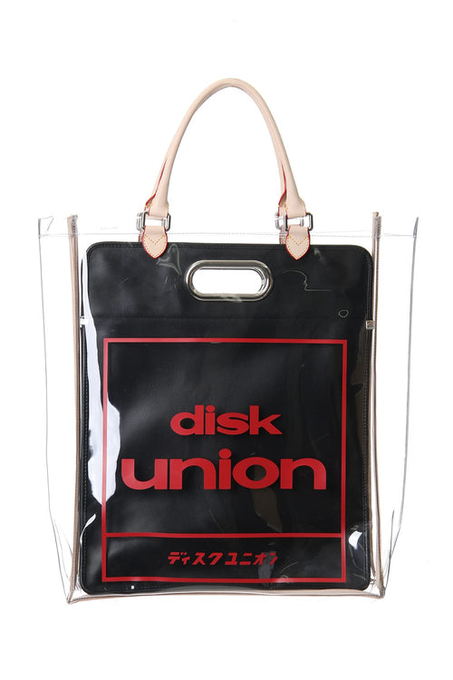 Disk union pvc Shopping Bag Black - MIHARAYASUHIRO - ミハラヤスヒロ