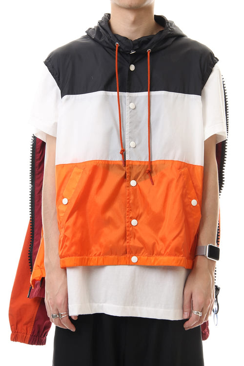 Double-Face Shirts Parka Orange - MIHARAYASUHIRO