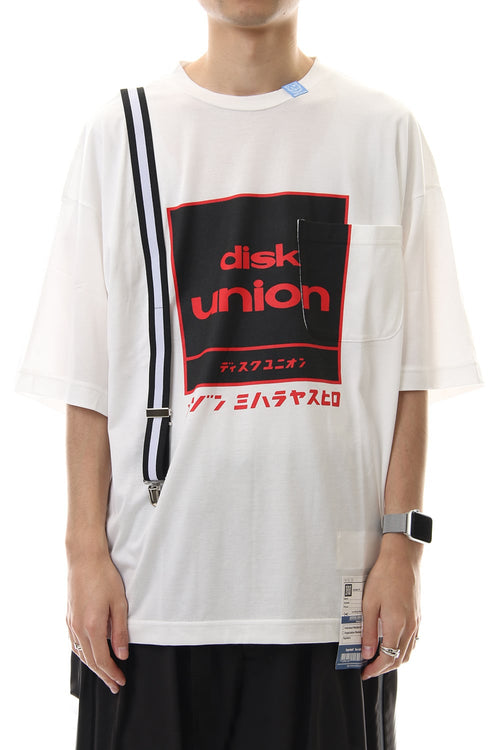 Suspender t-shirt White - MIHARAYASUHIRO